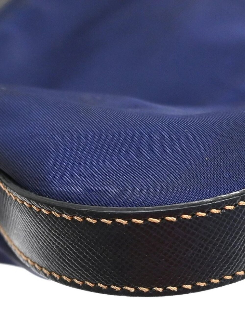 Prada Blue Nylon Shoulder Bag - Picture 3 of 8